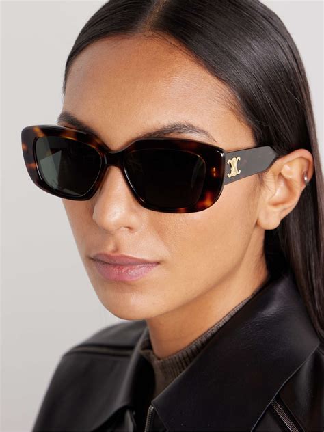 celine triomphe sunglasses 10|TRIOMPHE 10 SUNGLASSES IN ACETATE .